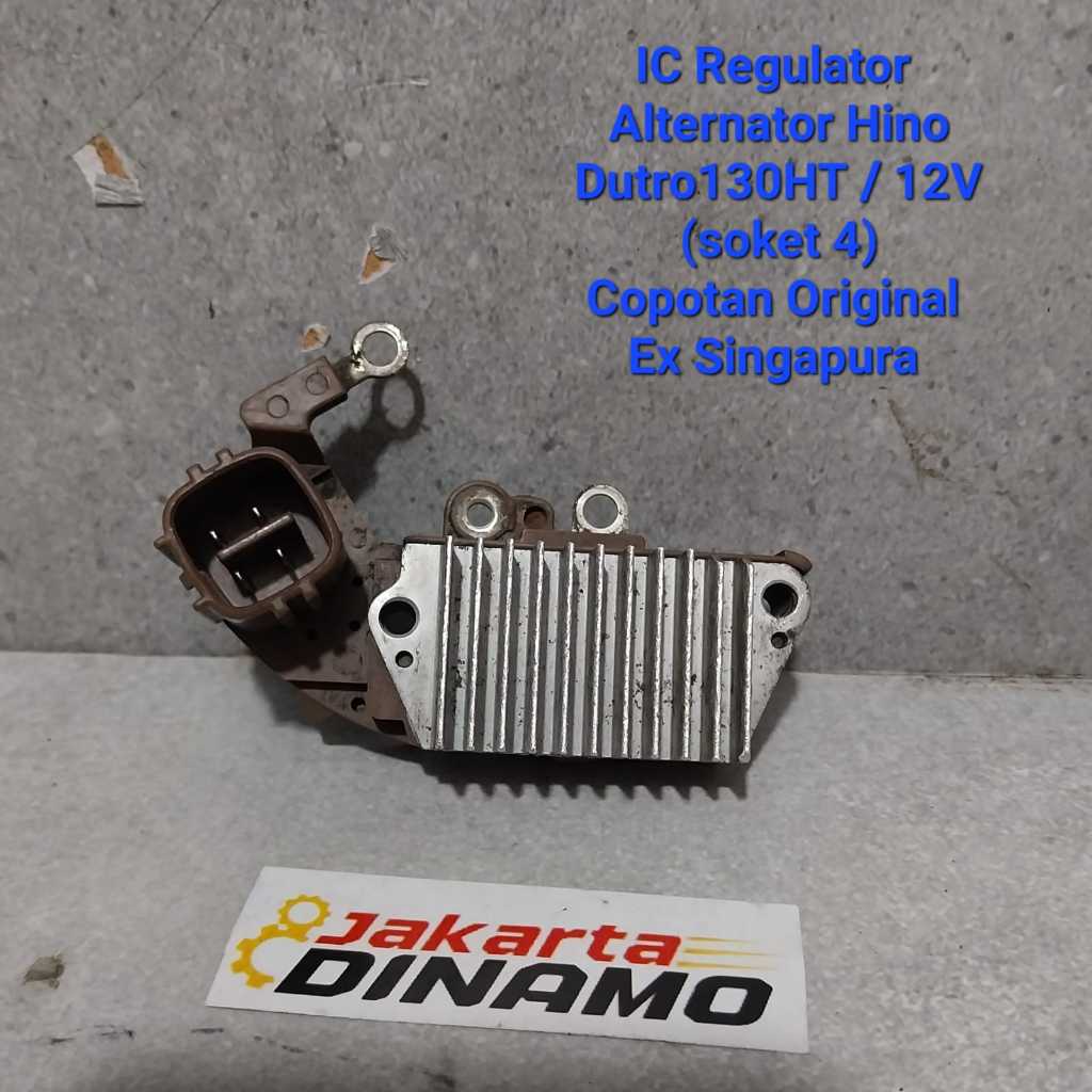 IC Regulator Alternator Hino Dutro 130HT / 12V (SOKET 4) - Copotan Original EX Singapura