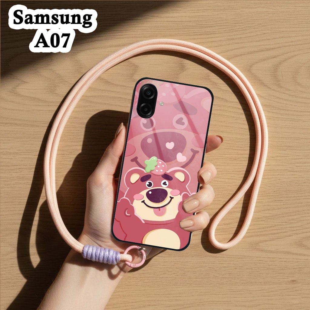 [MCK32] Softcase Glass Tali Samsung A07 - Kesing Hp Samsung A07 - Case Samsung