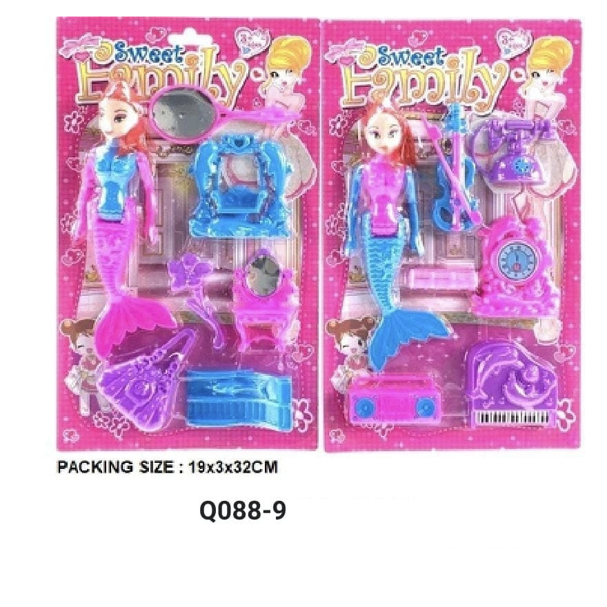 MAINAN ANAK BARBIE MERMAID SET Q0885