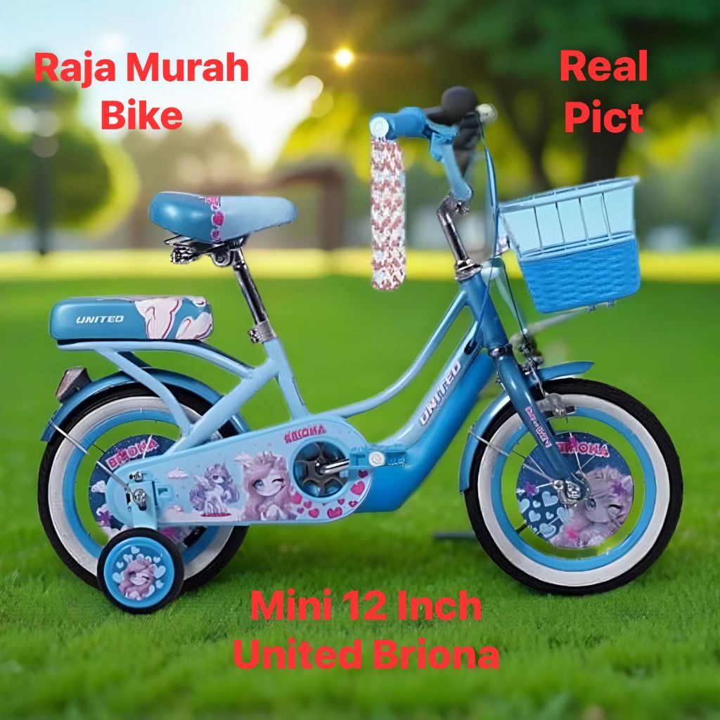 Sepeda Anak Perempuan Mini 12,16,18 Inch United Briona Sepeda Anak United Briona 12,16,18 Inch Terba