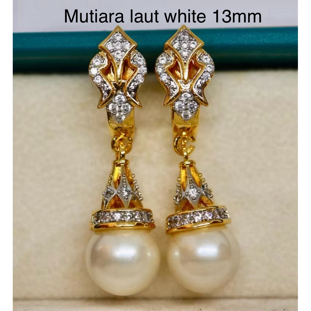 GIWANG MUTIARA LAUT WHITE GRADE A DIAMETER 13mm asli bersertifikat