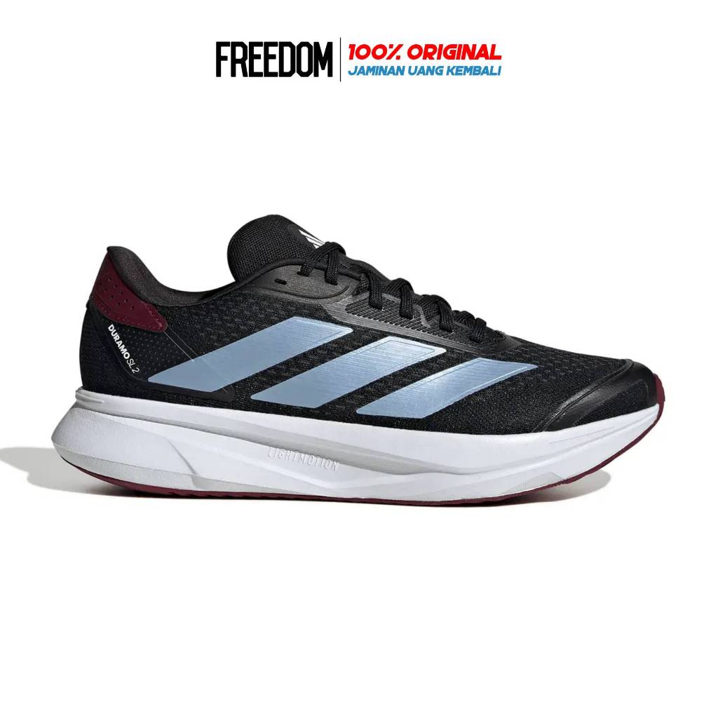 Duramo SL2 Black Shadow Red ORIGINAL RESMI Running Shoes Sepatu Lari Unisex JI3011