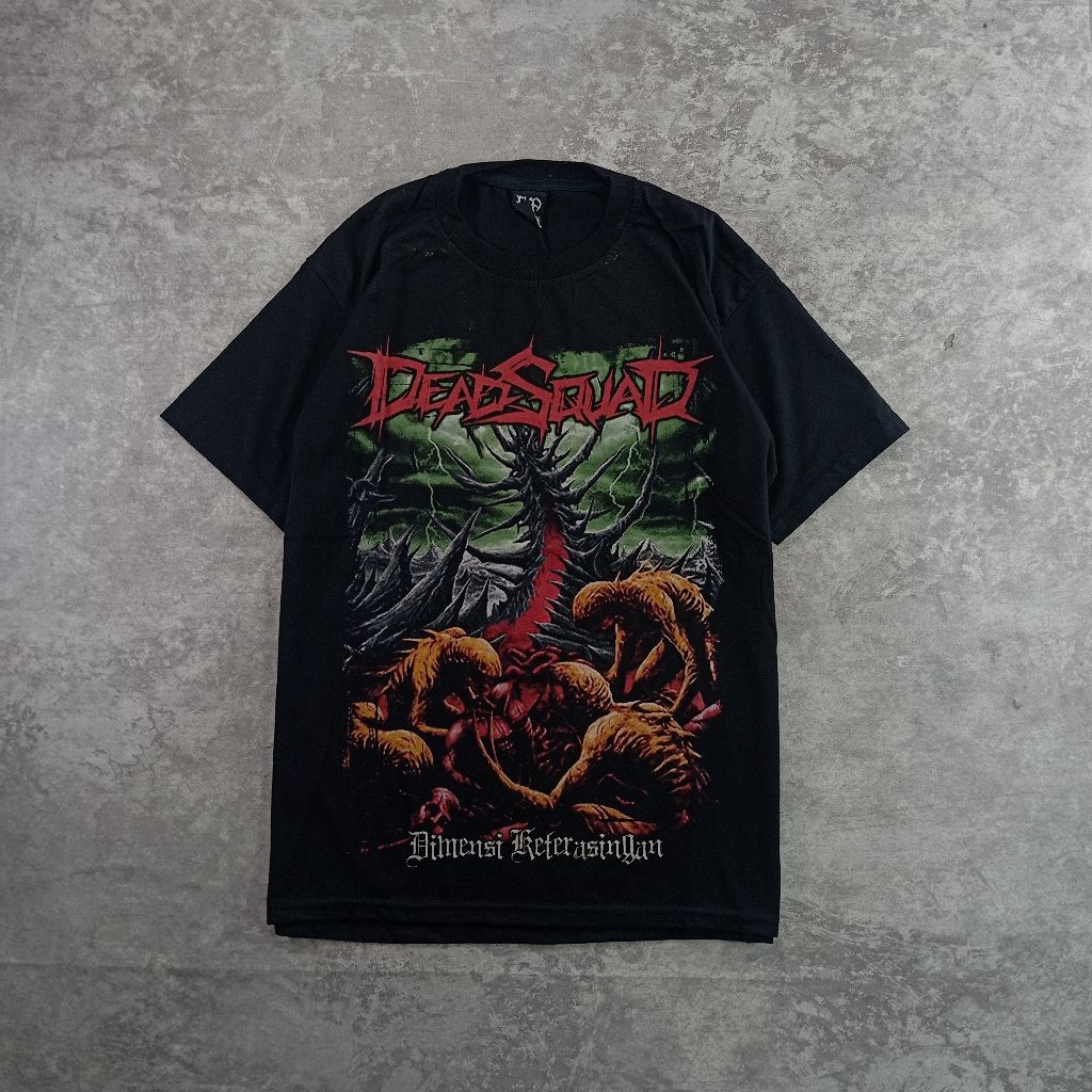 [PRELOVED] TSHIRT DEADSQUAD | KAOS BAND DEADSQUAD METAL (SECOND)