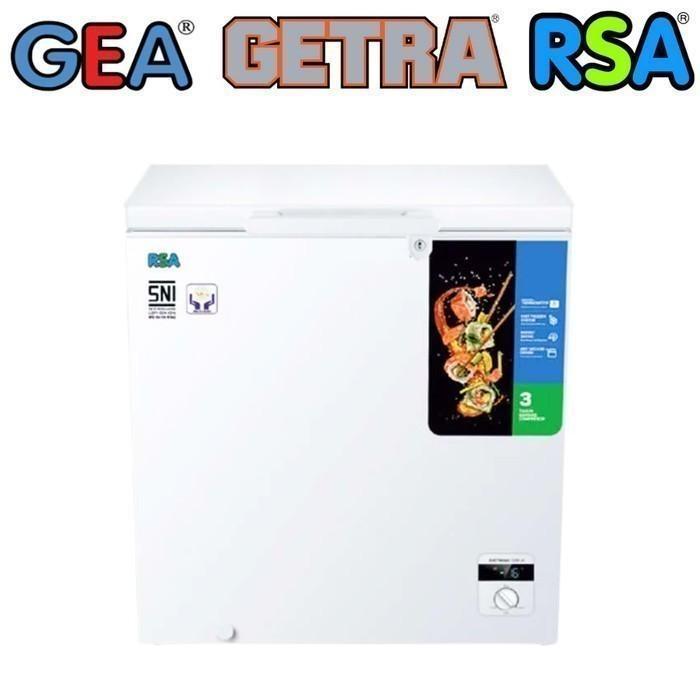 RSA CHEST FREEZER 199 LITER CF 210 CF-210 CF210 CHEST FREEZER LEMARI PENDINGIN GARANSI RESMI BEKASI