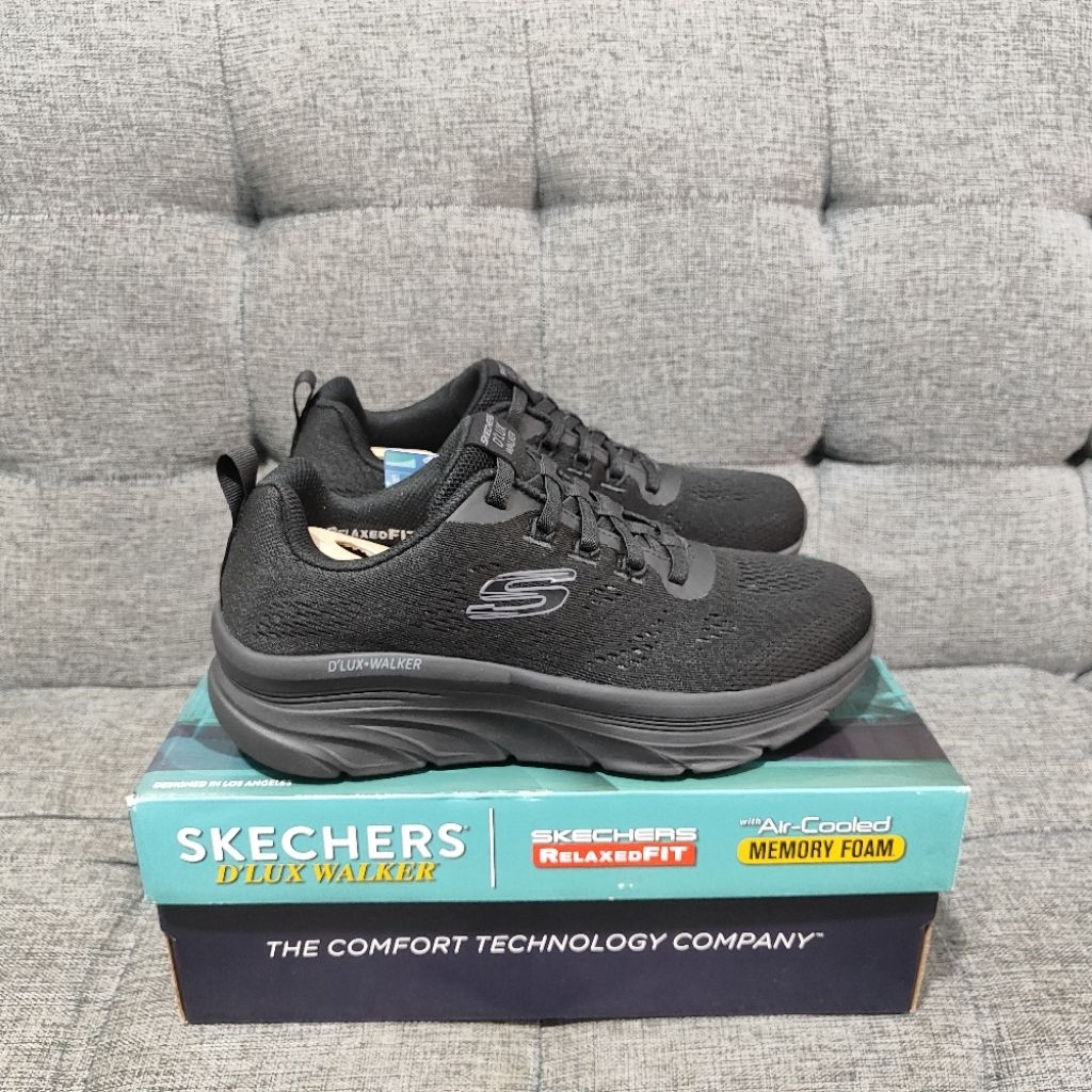 Skechers D'LUX WALKER COMMUTER Men's - Black [232261/BBK]