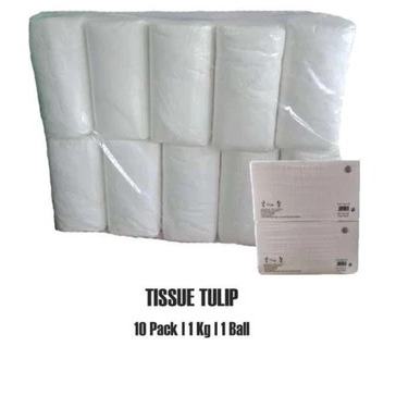 Paket Usaha Tisu Tulip 1 Ball 10 Pack 1kg Ball Total 10kg Hemat Tisu Murah