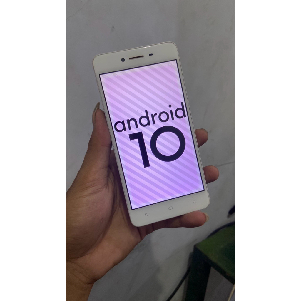 Mesin oppo A37F sudah Android 10 ( stock wifi only )