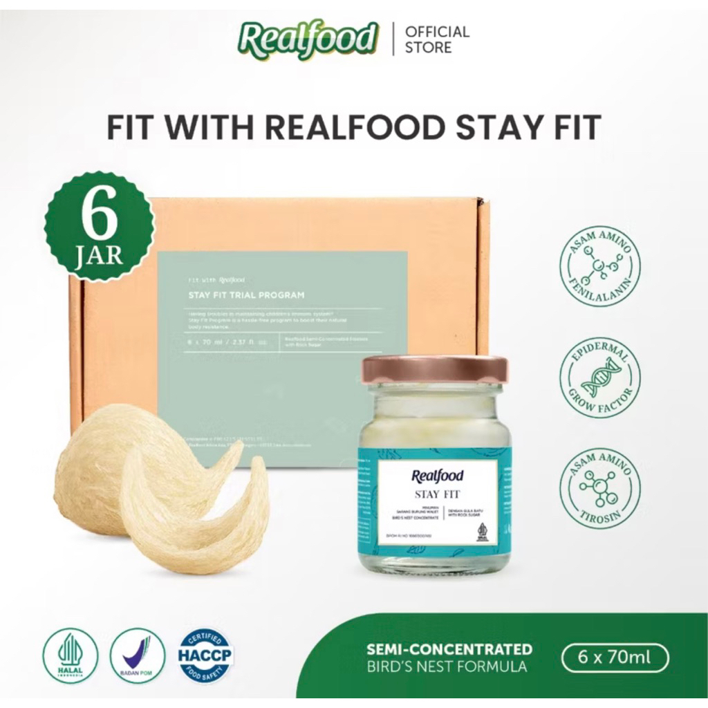 realfood stay fit fit with realfood 6 jar