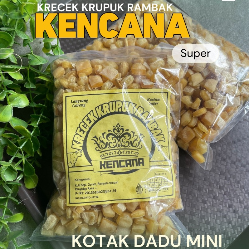 krecek kulit rambak super 500 gram kotak mini