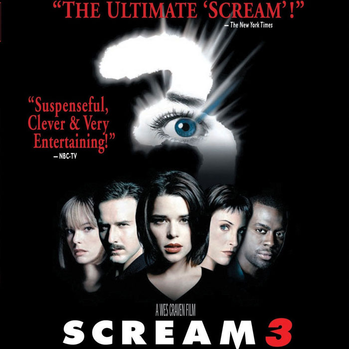 kaset DVD film barat Scream 3 (2000)