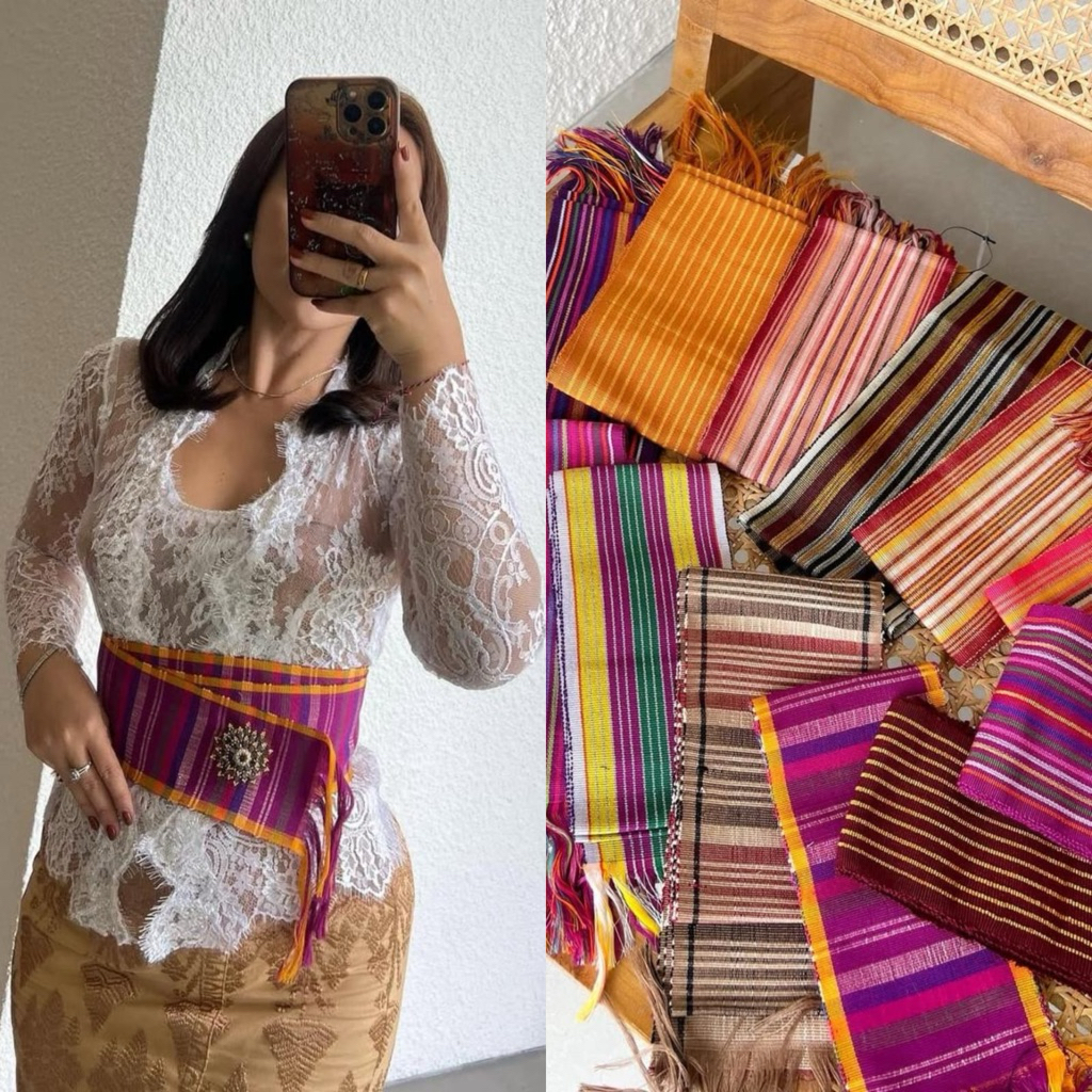 Selendang peplendoan ori tenganan || || wisuda || selendang gringsing || selendang bali || obi || ka