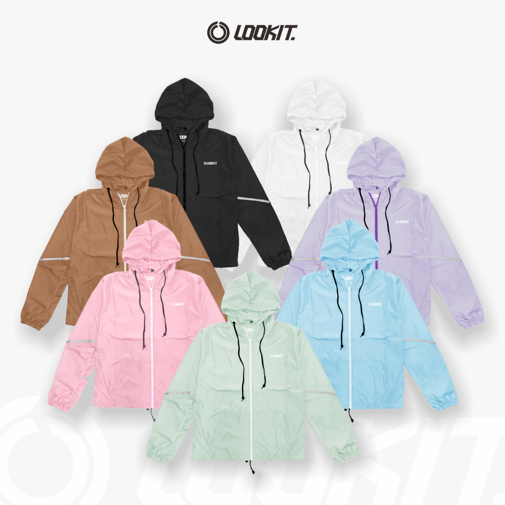 ZPS Jaket Parasut Wanita - Jaket Olahraga - Jaket Sepeda - Jaket Jogging - Jaket Parasut Running