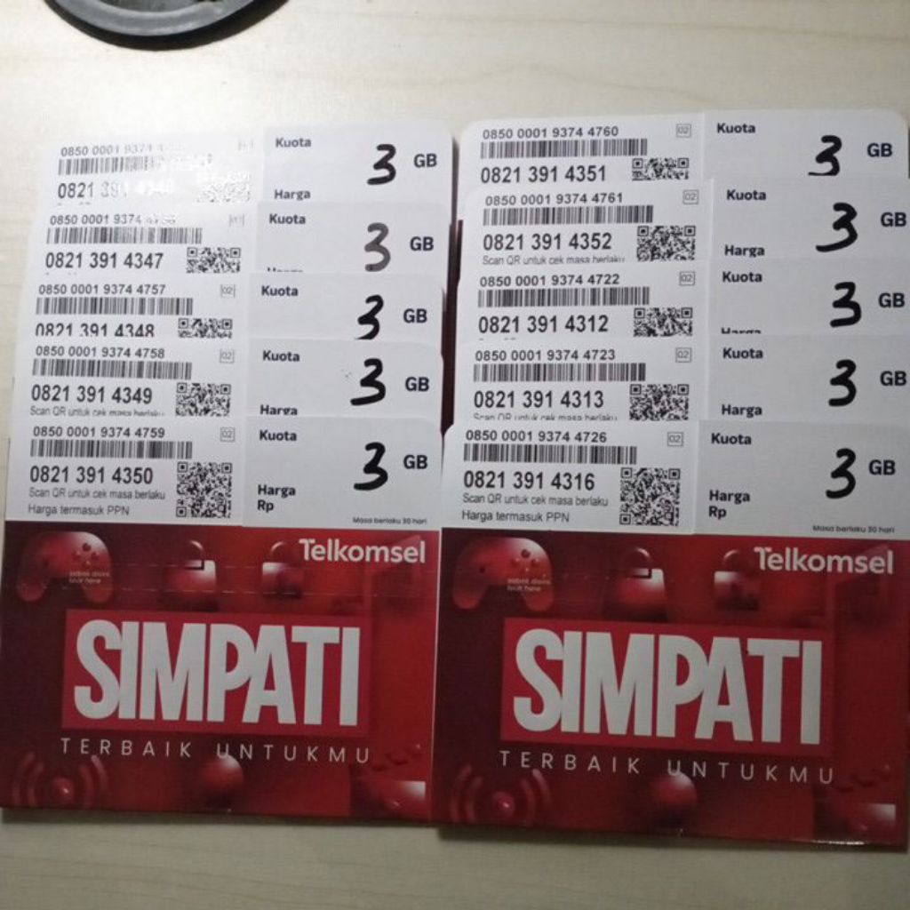 kartu perdana simPATI isi kuota 3gb