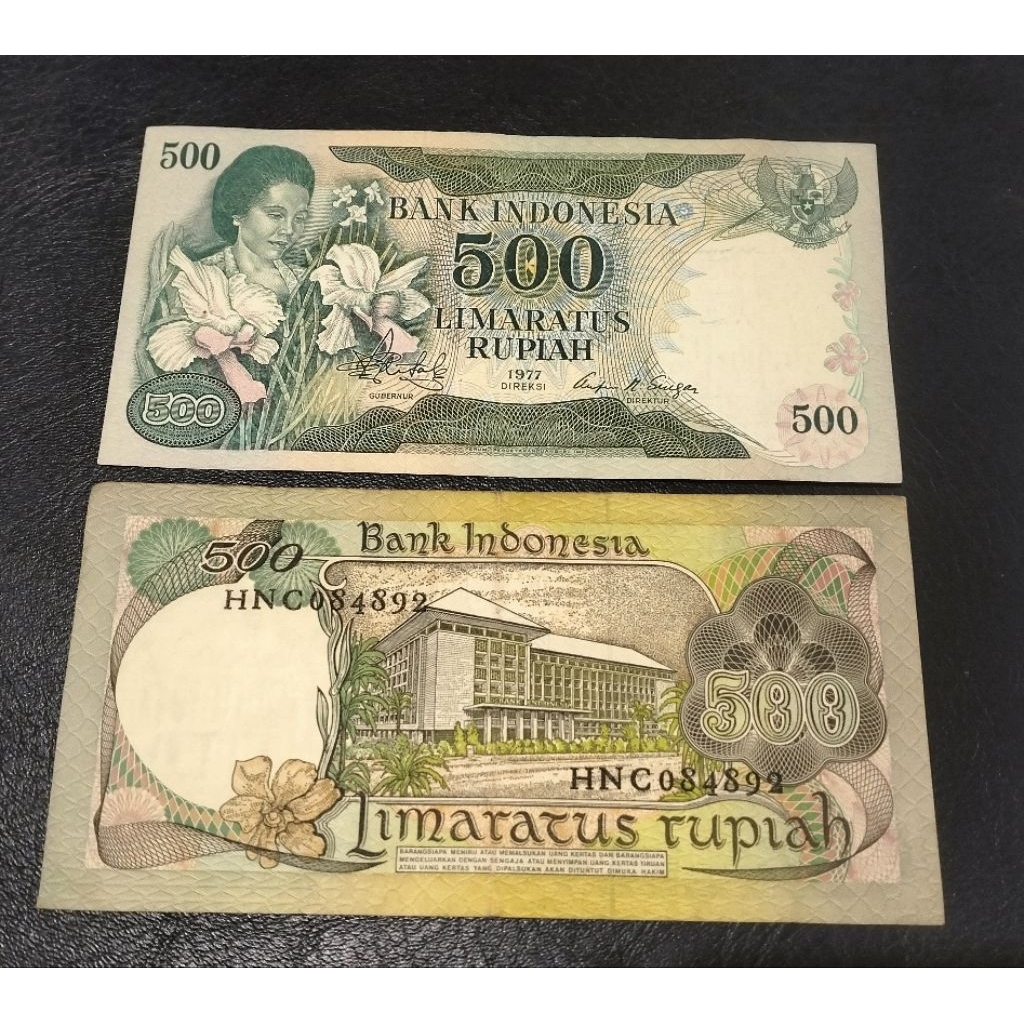 Uang Kuno 500 Rupiah konde th 1977