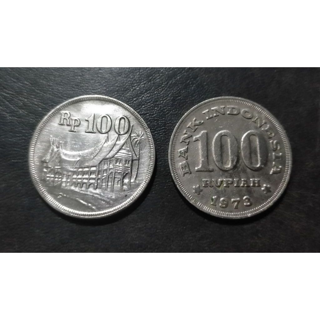 Koin 100 rumah gadang 1973