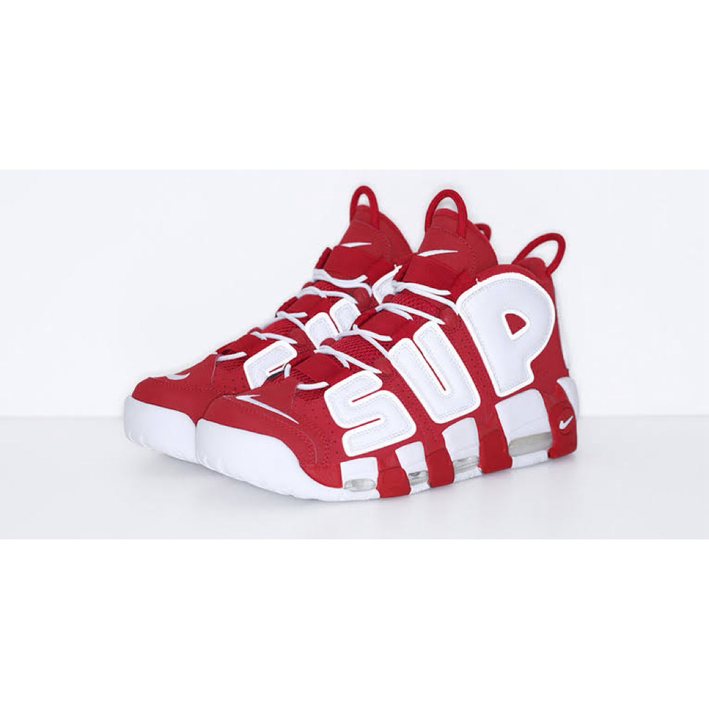 SUPREME X NIKE AIR MORE UPTEMPO RED