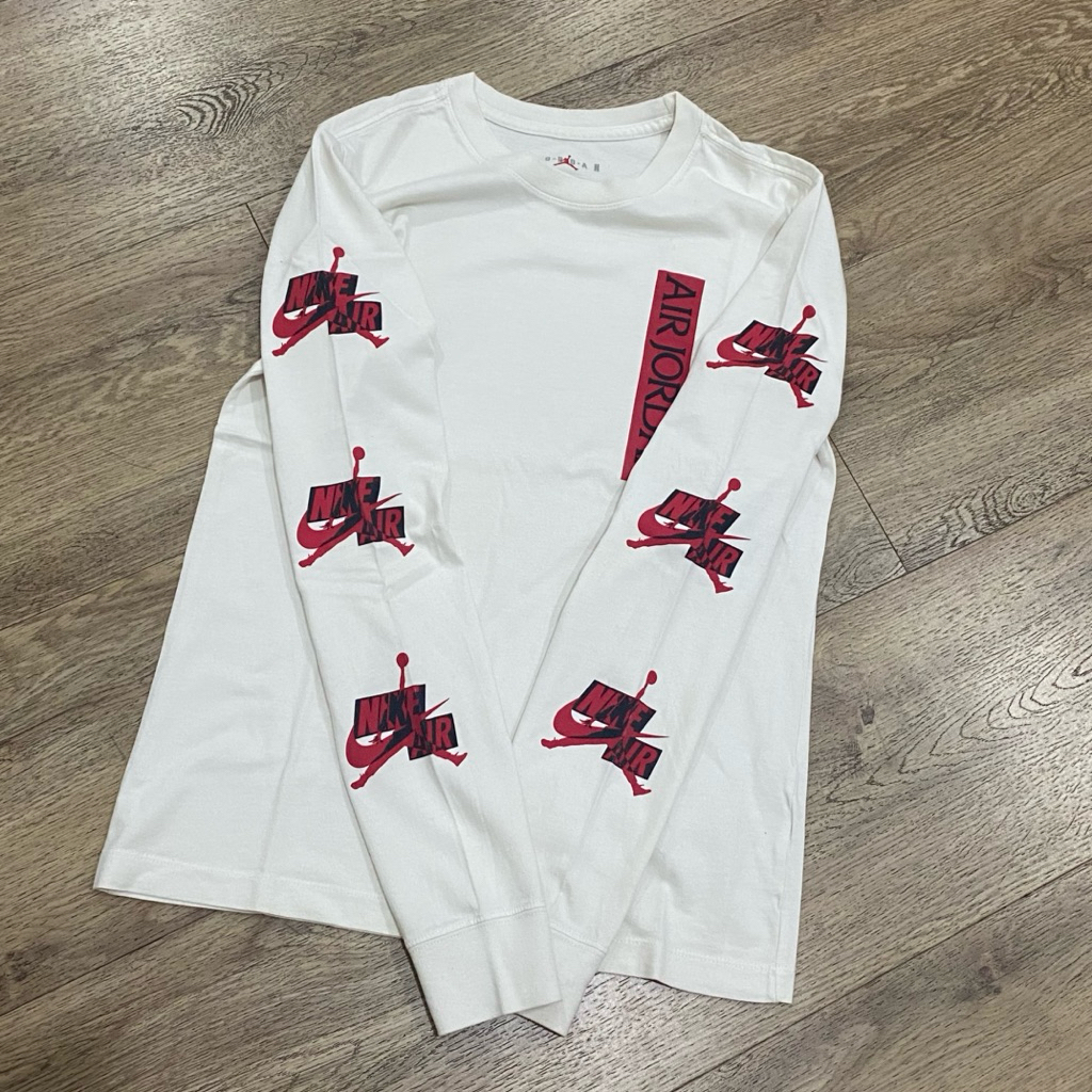Tshirt kaos lengan panjang long sleeve air jordan nike original made in china small bukan crewneck