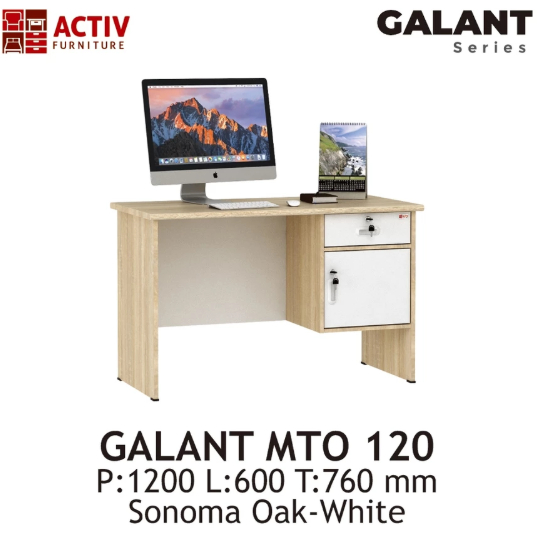 Meja Kantor Galan MTO 120 Activ / Meja Tulis / Meja Kerja