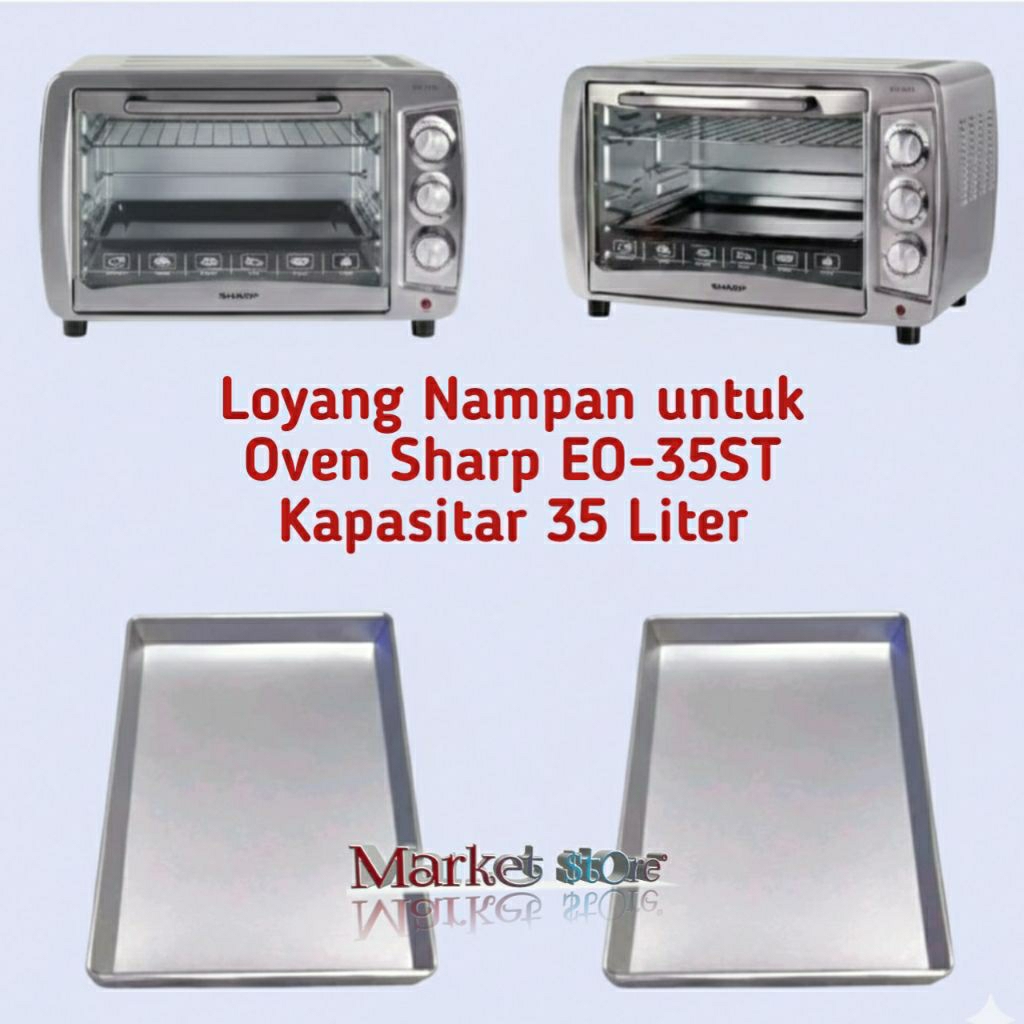 Loyang Tray Oven Kapasitas 35 Liter Oven SHARP EO 35ST / Oven SHARP EO-35ST / Loyang oven listrik / 