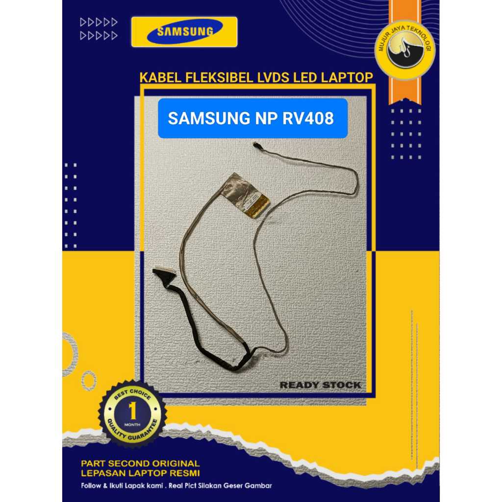Kabel Flexible Fleksibel Lvds LED  Laptop SAMSUNG RV408 RV410 RV411 RV412 RV415 BA39-01023A Original