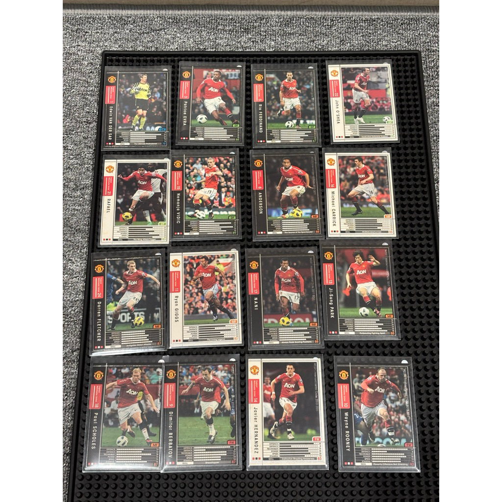 Kartu Panini WCCF Manchester United Complete Team 2010-2011