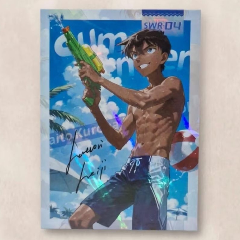 Kartu CCG Detective Conan Heiji Hattori SWR 04