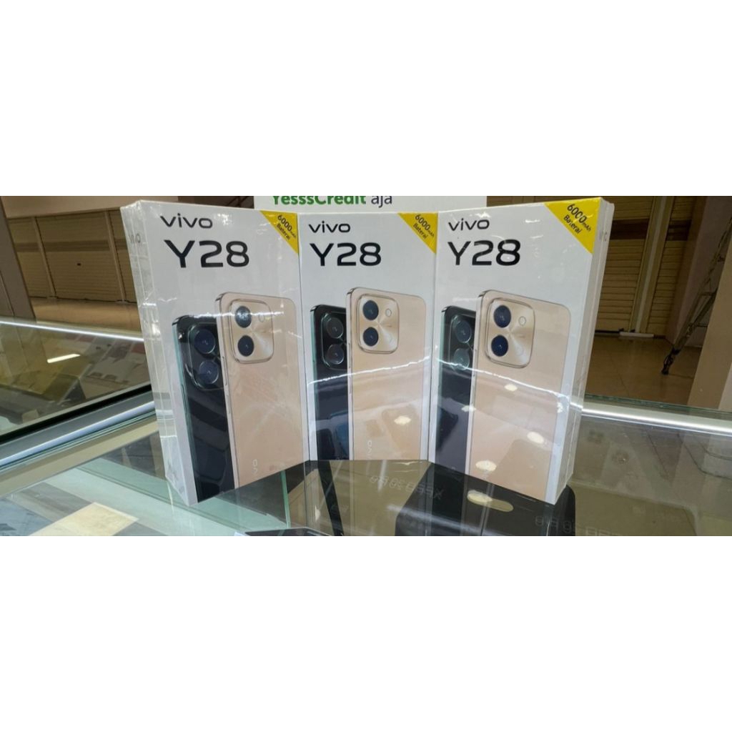 Vivo Y28 new resmi ram 6/128 new