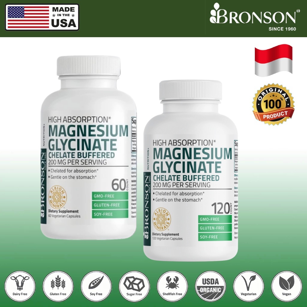 Magnesium Glycinate Bronson 200MG / 400MG