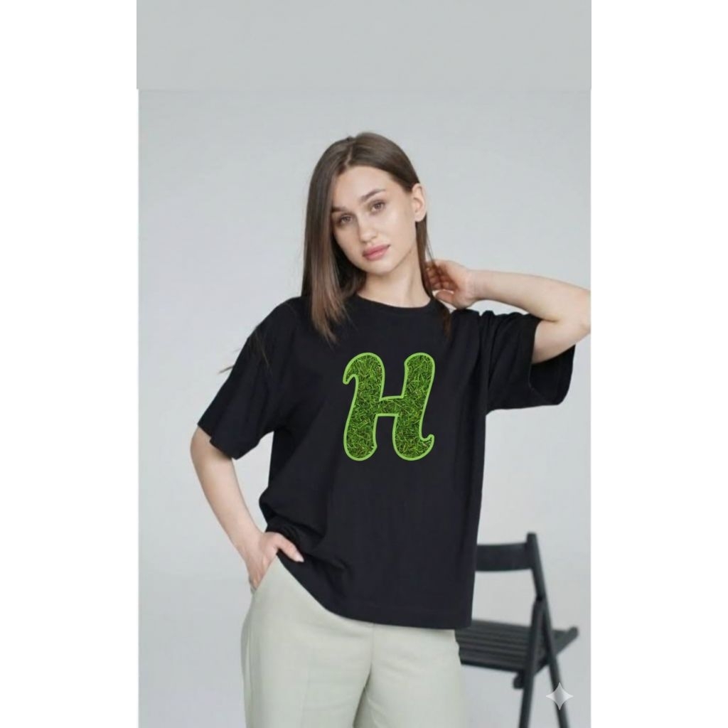 kaos huruf h kaos distro h kaos gambar h kaos original pria wanita kaos unisex