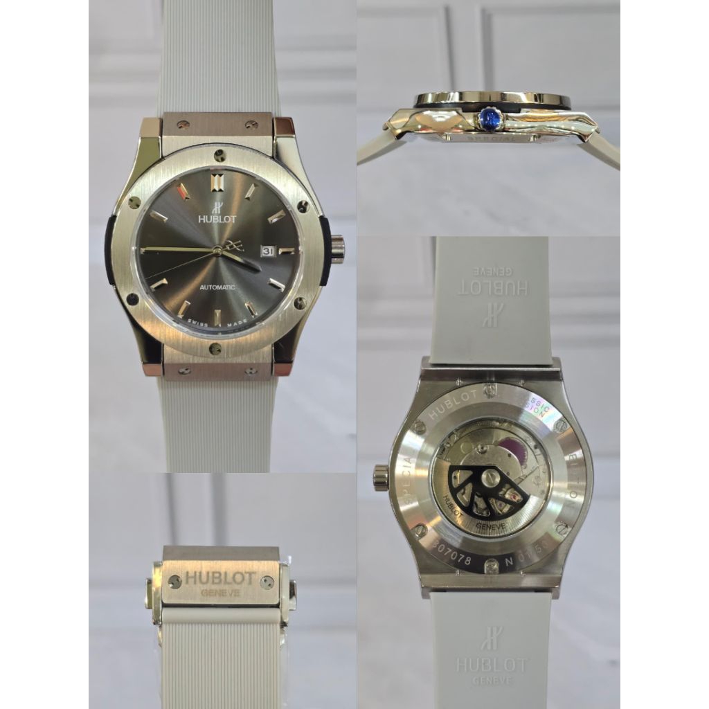Jam Tangan Pria Hublot Automatic Rubber Strap – Premium Luxury Swiss Design