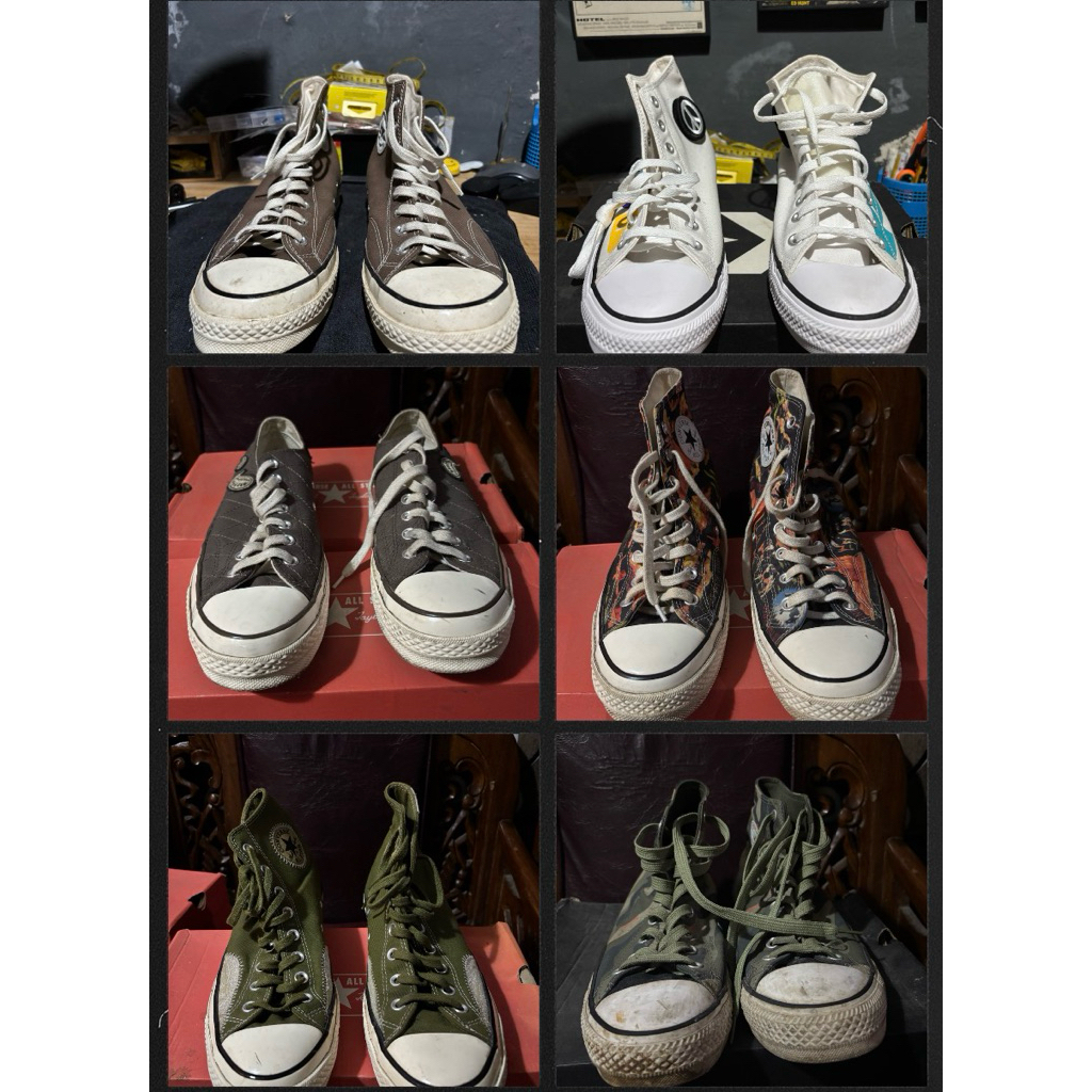 EDISI BOSEN ORIGINAL SEPATU CONVERSE 70s & non 70s LIGHT FIELD SURPLUS TROLLED VITALITY GREEN SQUIRR