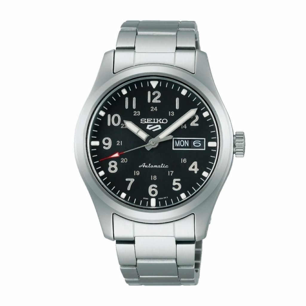 seiko 5 sports SRPG27K1 automatic military srpg27 black dial