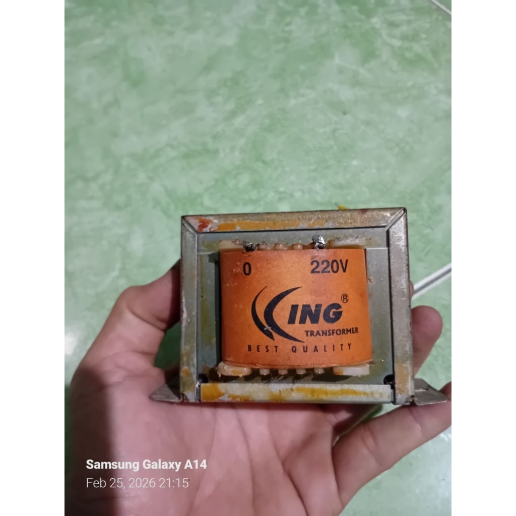 TRAFO TRAVO TRAPO 5 ampere ct 22v merk KING