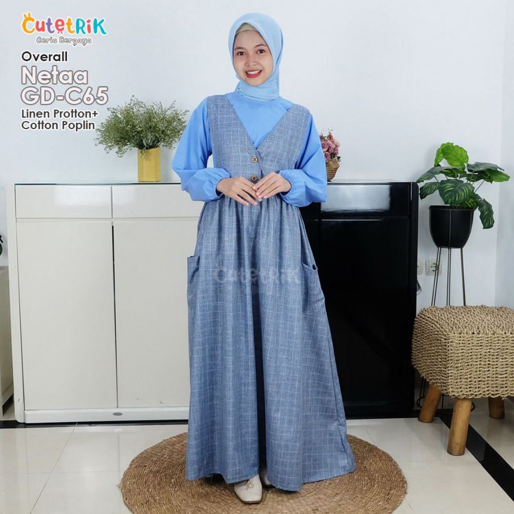CUTETRIK Overall Neta Baju Anak dan Remaja