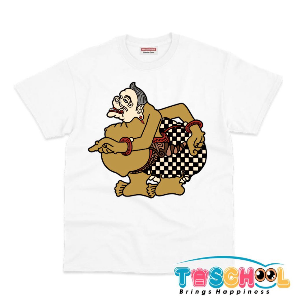 BAJU ANAK KAOS ANAK SEMAR KESENIAN BUDAYA WAYANG KULIT