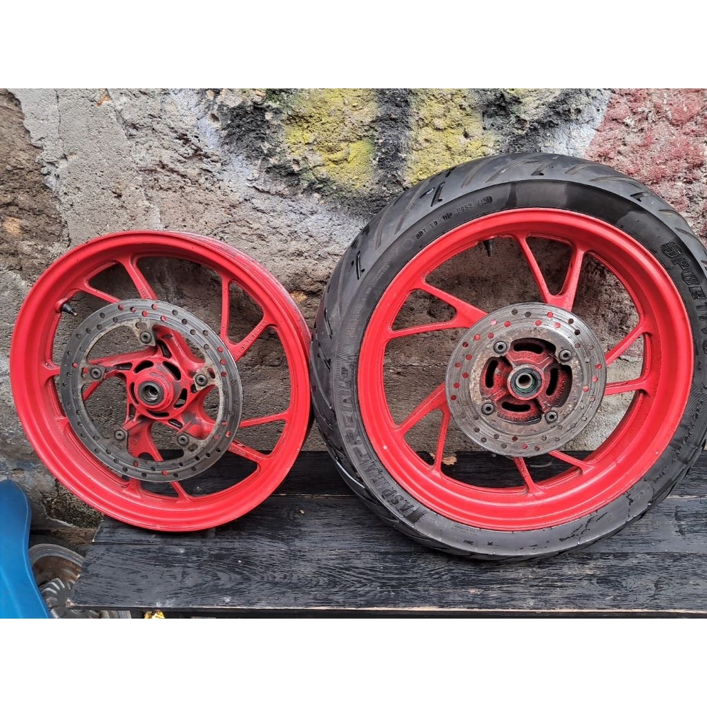 Velg Cbr 150 r facelift cb 150r face lift pelek racing palang original ori copotan standar kelengkap