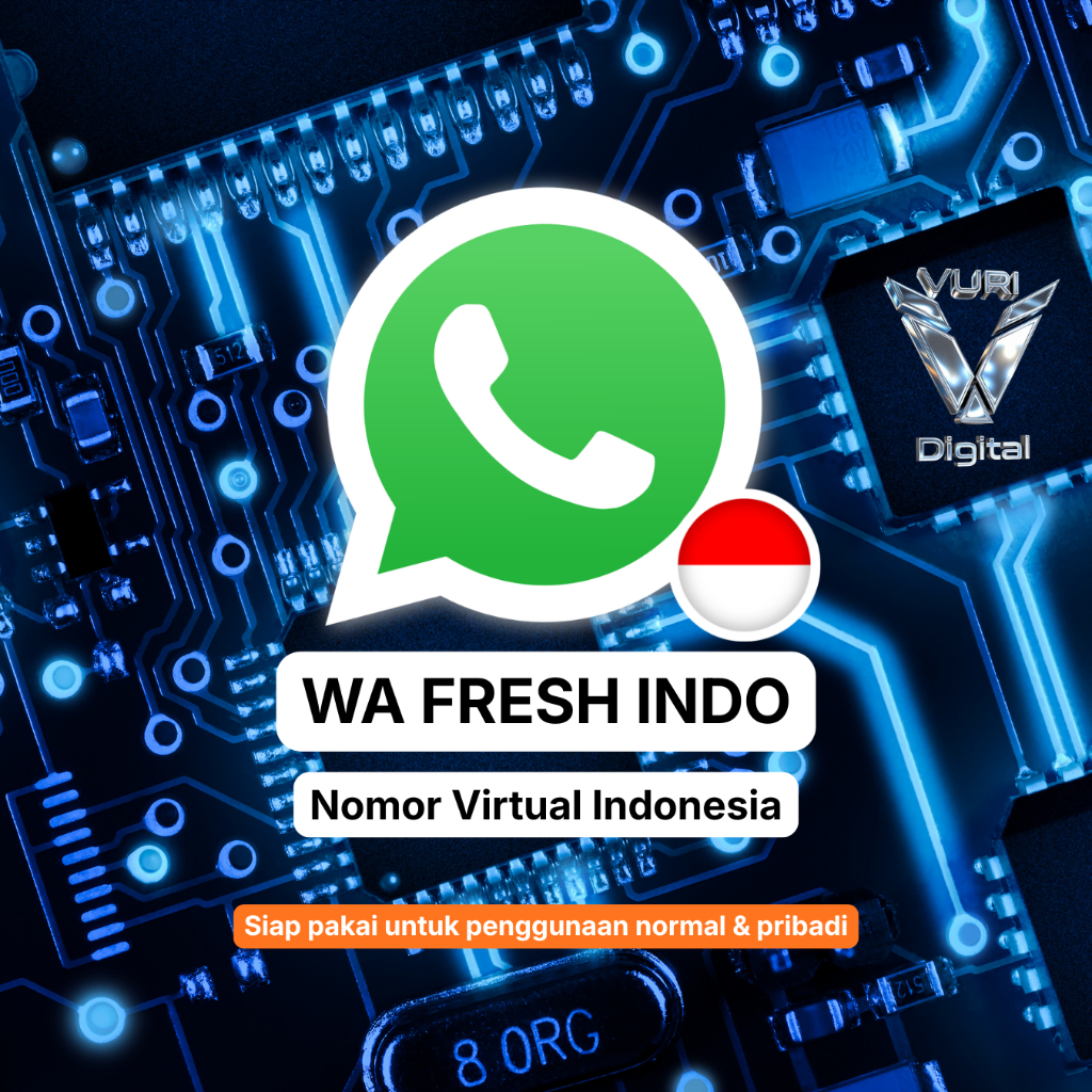 Nomor Virtual Indonesia Fresh Untuk Verifikasi Akun / WhatsApp Fresh Siap Pakai