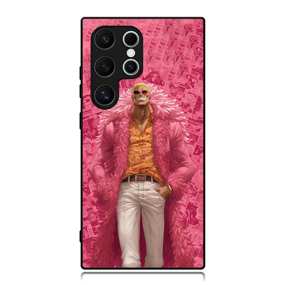 Case Samsung S25 S24 S23 S22 S21 S20 Ultra Plus Fe Edge softcase Custom Donquixote Doflamingo One pi