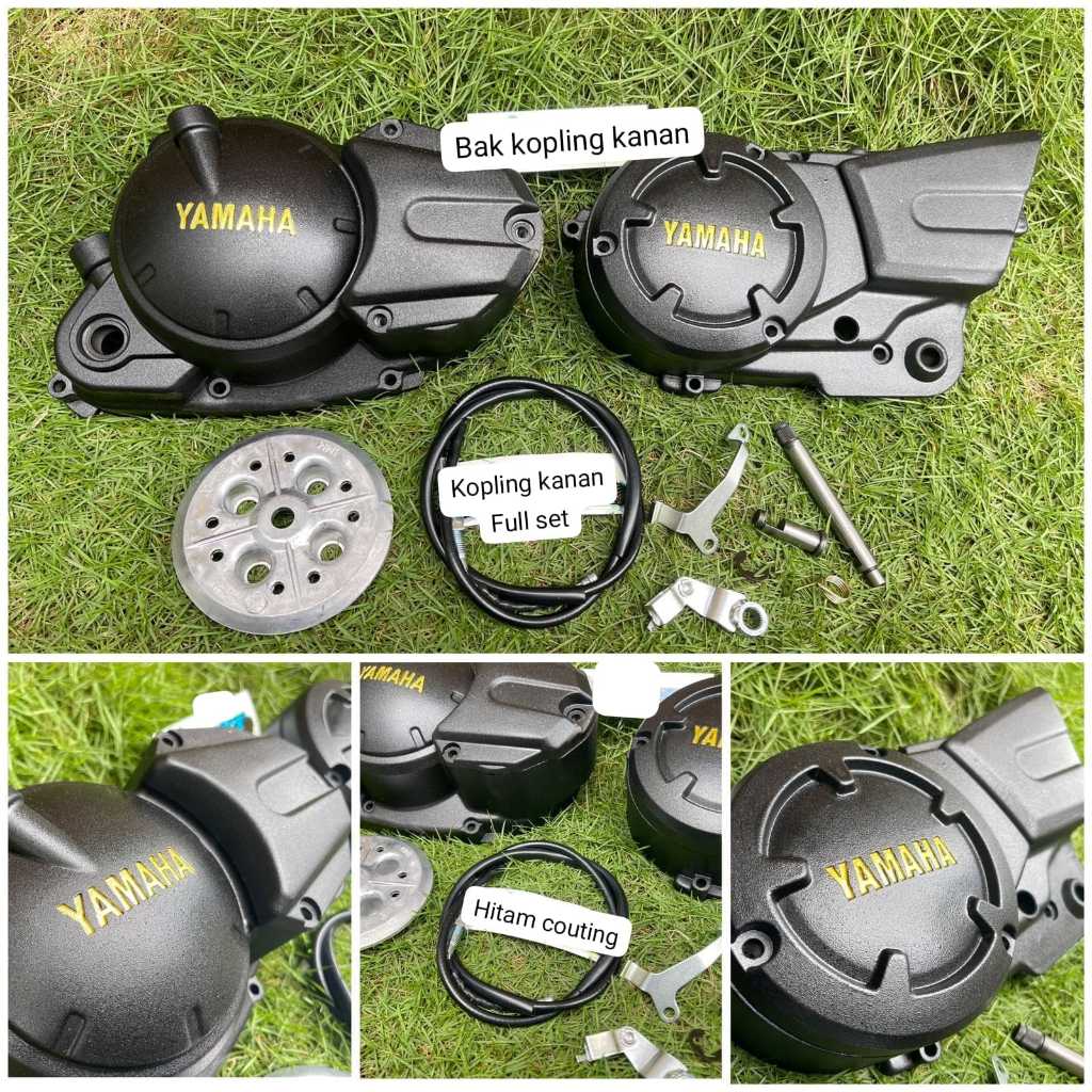 Bak kopling kanan RX king new model Hitam couting
