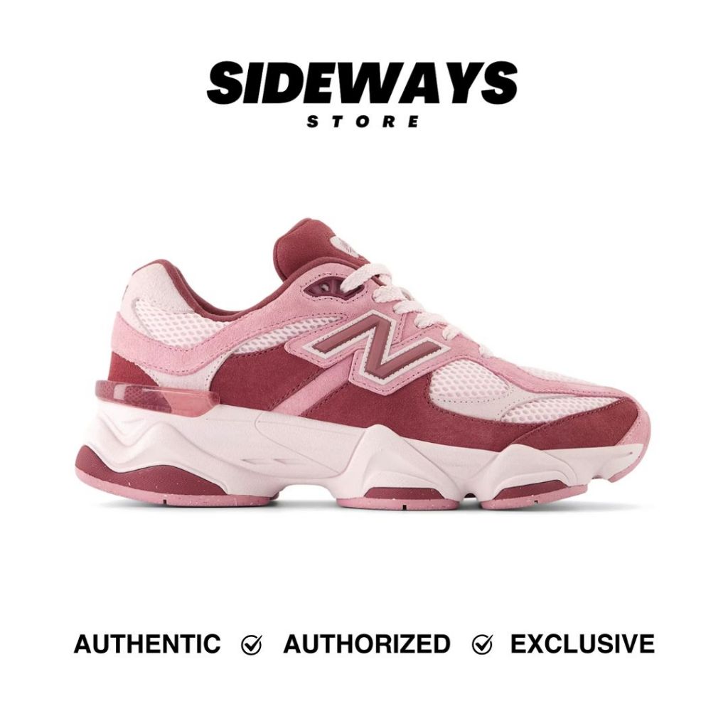 New Balance 9060 Pink Granite Washed Burgundy (GC9060EP) - 100% Original Guarantee