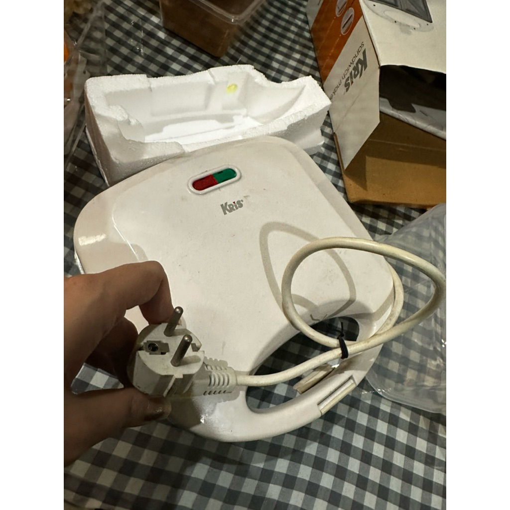 KRIS Sandwich Maker Roti Panggang Preloved Patah Pengunci