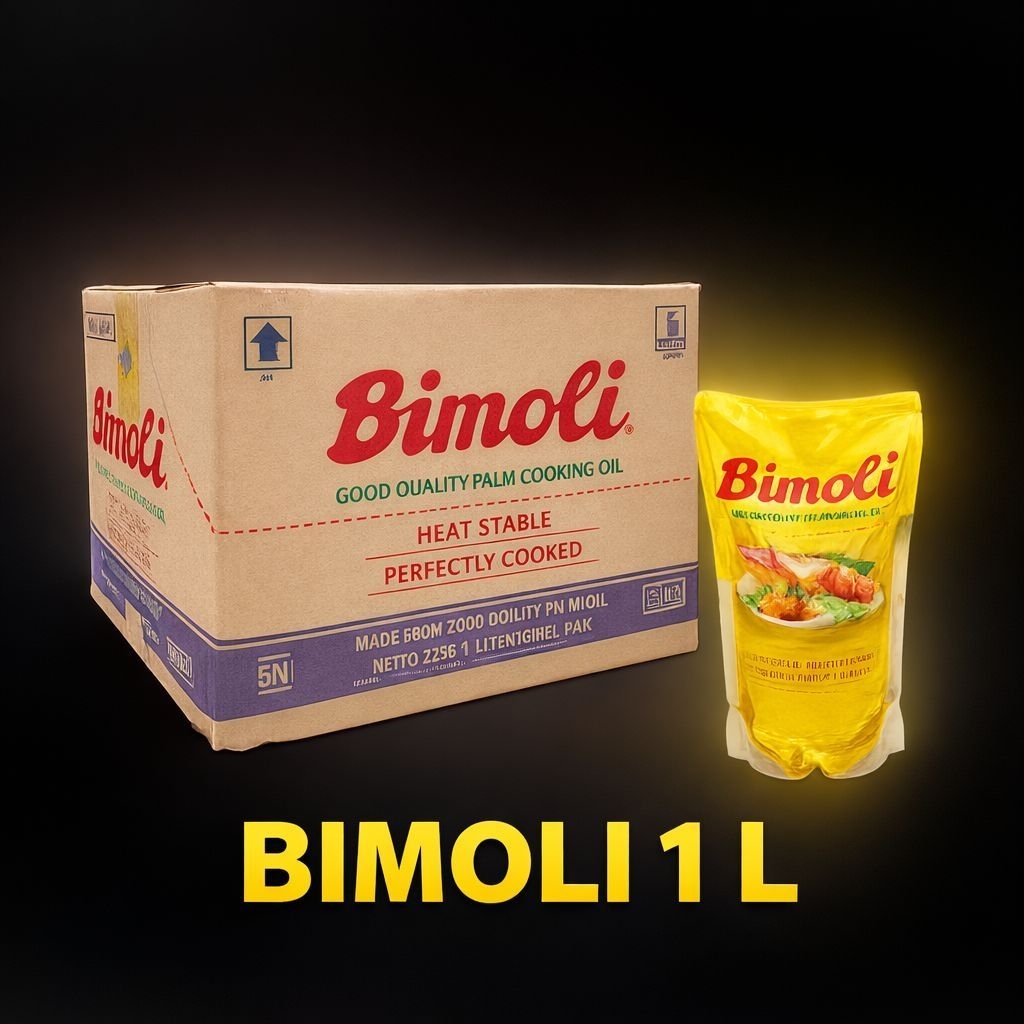 1 Dus - Bimoli 1 Liter Minyak Goreng Sawit Harga Grosir Cocok Warung