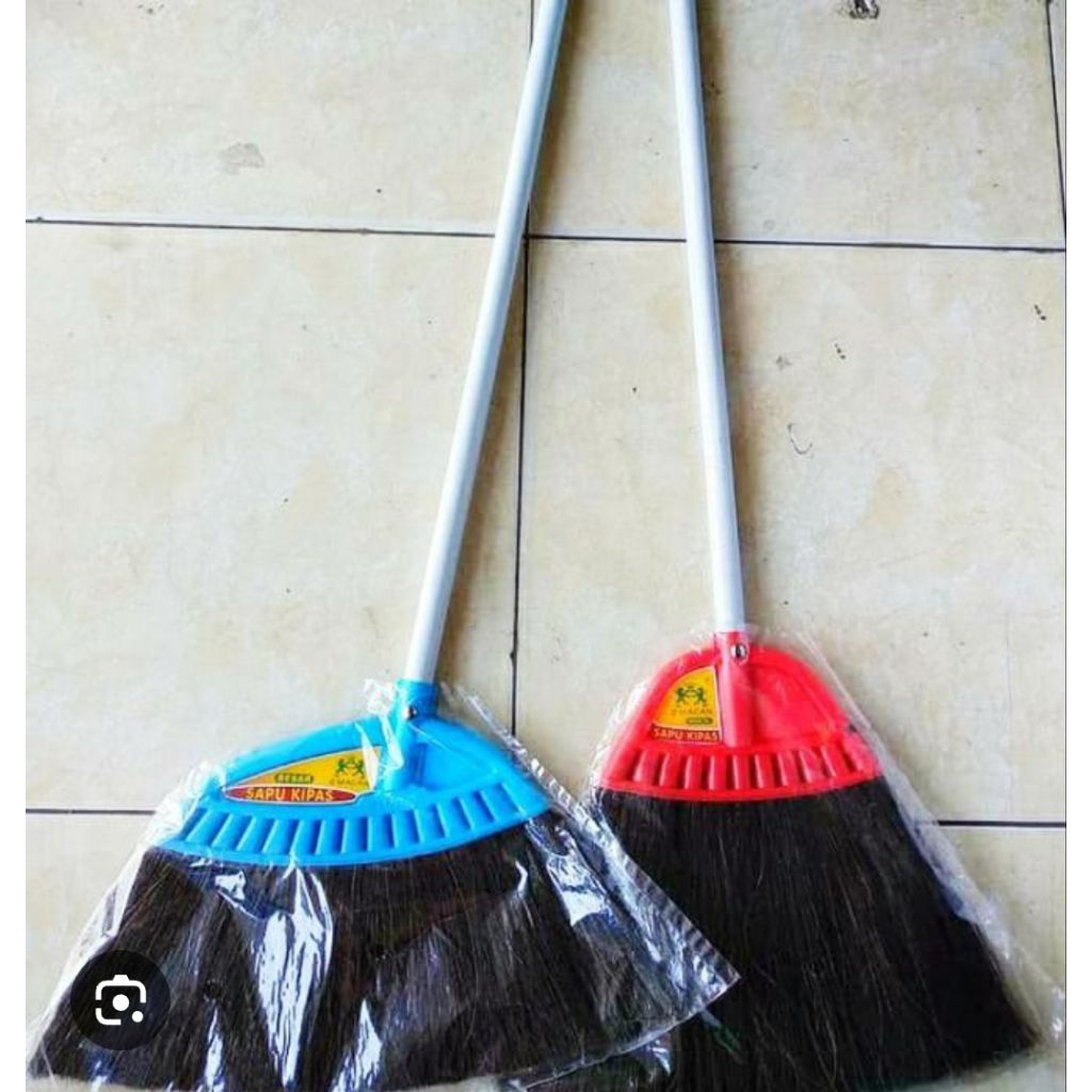 Sapu Lantai Kipas 2 macan sapu ijuk sapu kipas besar,kipas kecil