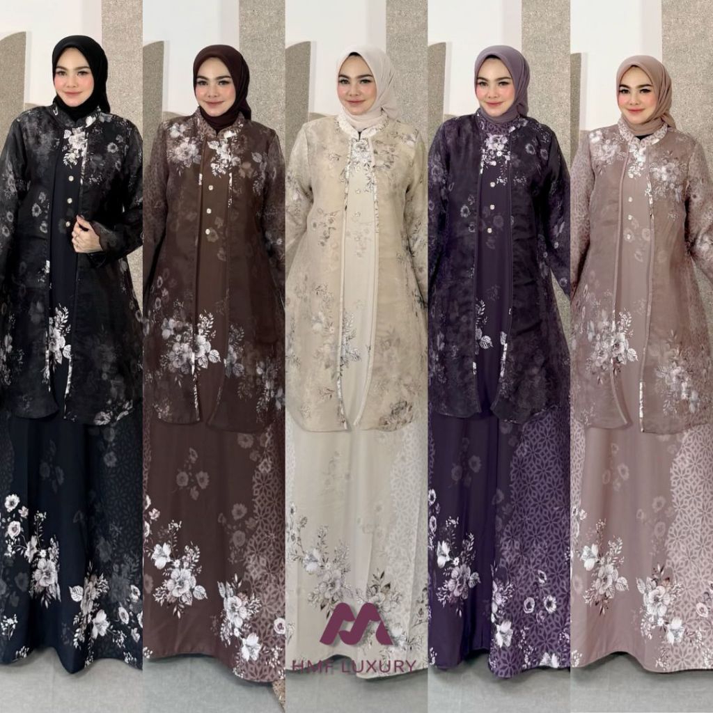 [BISA COD] GAMIS ANAYA DRESS ORI HMF LUXURY & MAHIRA ORI DEYURA BY ALODY HMF/TERLARIS/TERVIRAL