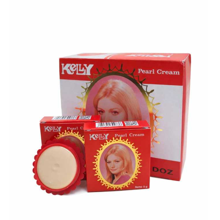 [BPOM] Kelly Pearl Cream 5gr | Krim Wajah | Foundation | Cream Kelly Original