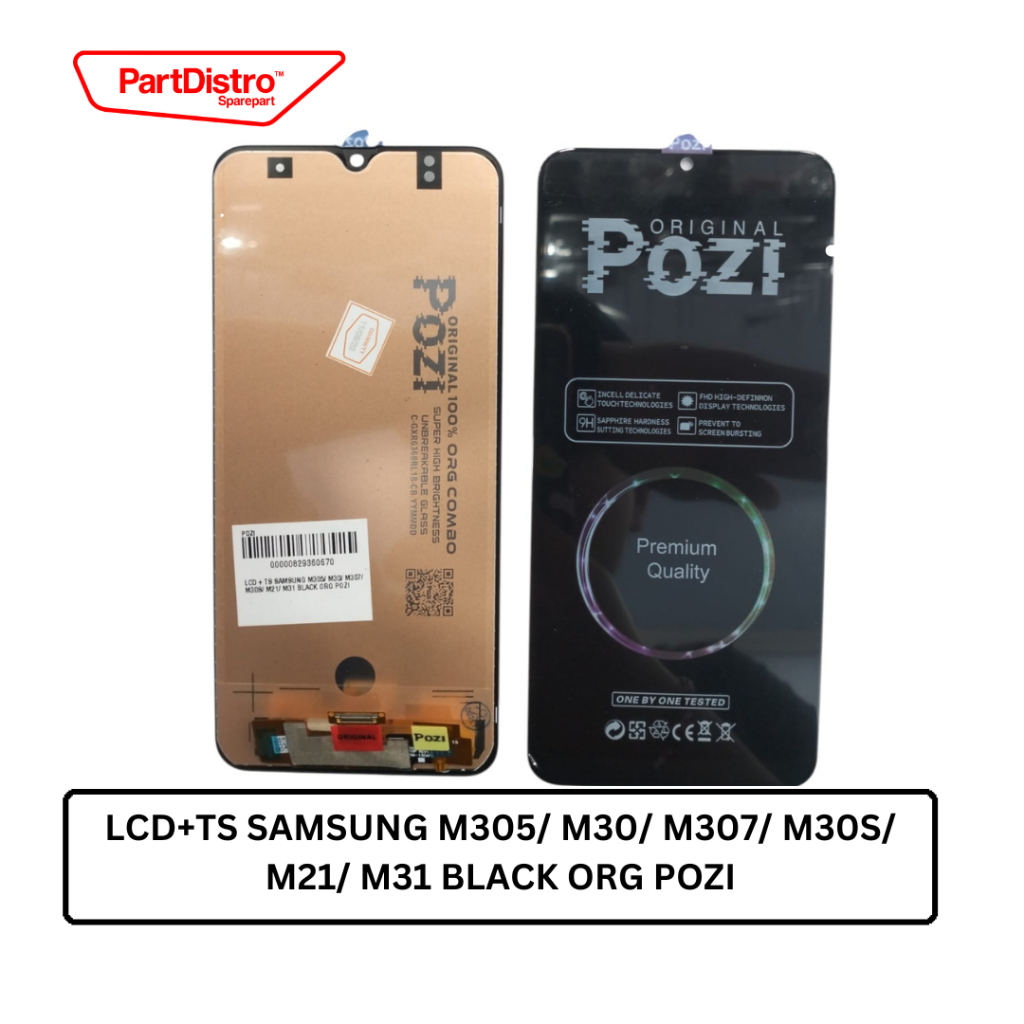 LCD+TS SAMSUNG M305/ M30/ M307/ M30S/ M21/ M31 BLACK ORG POZI