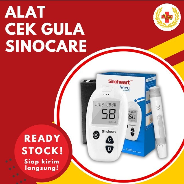 Alat Cek Gula Darah Sinocare Instant Tes Gula Darah Sinoheart