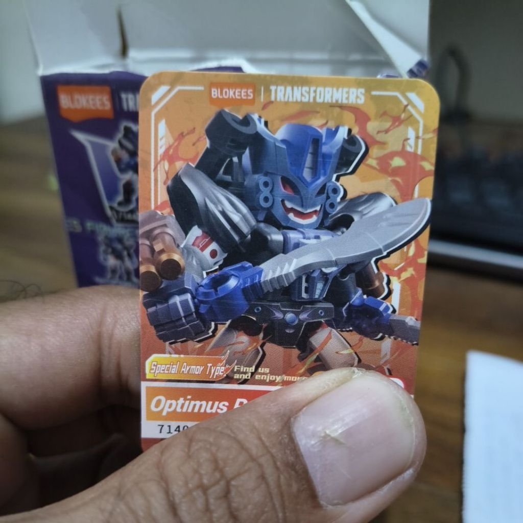 blokees transformers defender special armor Optimus primal super Secret