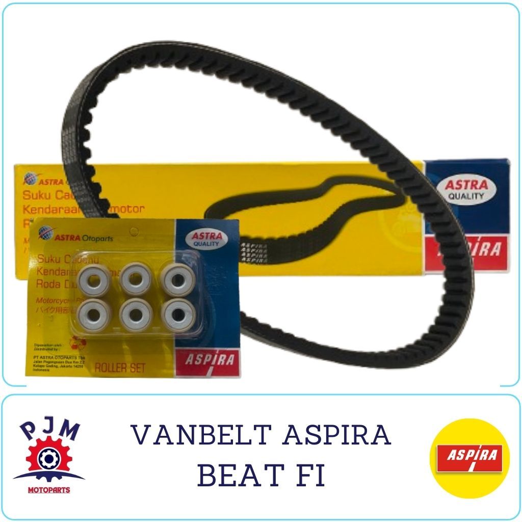 ASPIRA VANBELT/V BELT BEAT FI/ BEAT FI ESP/ BET FI TAHUN 2013-2015 VANBELT ONLY/ VANBELT SET ROLLER