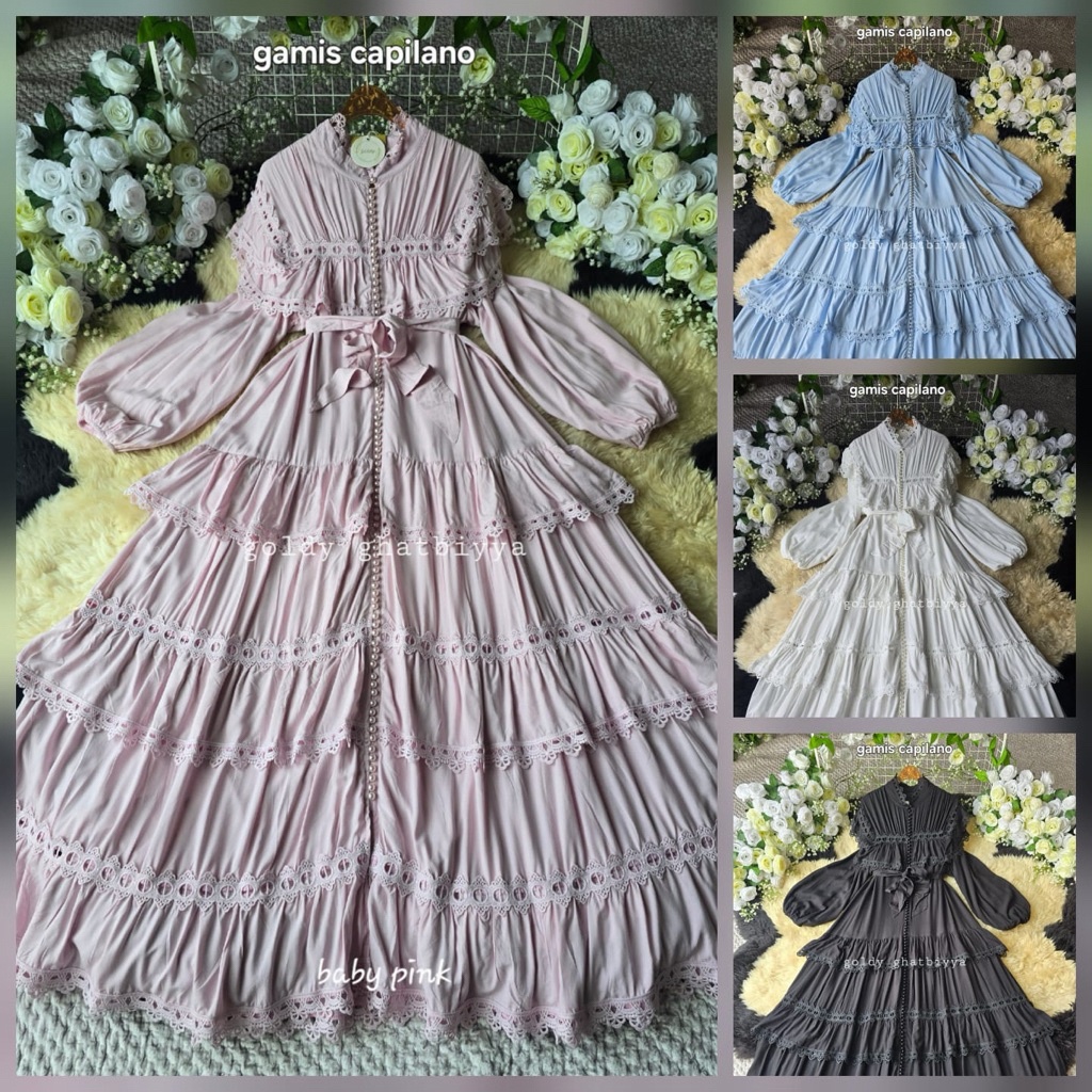 Gamis Goldy capilano kancing 1000